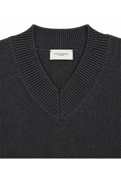Gilet con scollo a V PAOLO PECORA KIDS | PP4401GRIG M